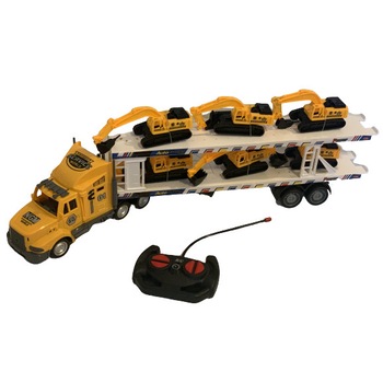 Camion TIR cu excavatoare, cu telecomanda (TIR) , 55x10x18cm Camion TIR cu excavatoare, cu telecomanda (TIR) , 55x10x18cm