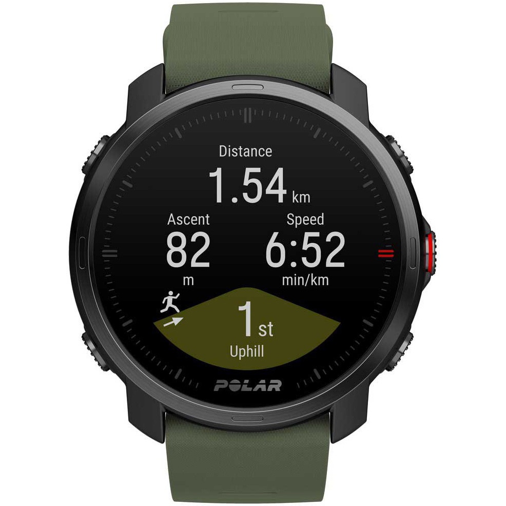 Ceas smartwatch Polar Grit X Black/Green marime M/L - eMAG.ro