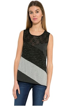 Maiou, Desigual 17WWTK98, Negru/Gri, L Maiou, Desigual 17WWTK98, Negru/Gri, L