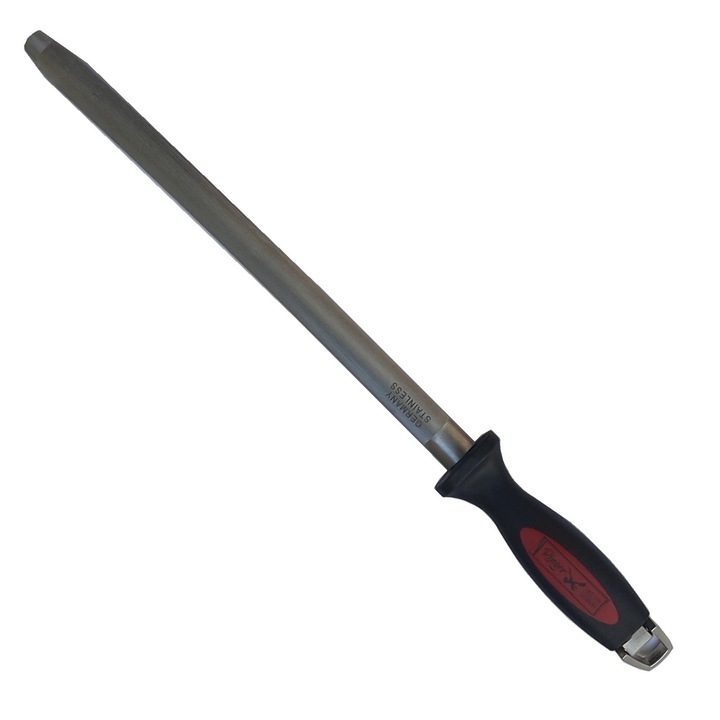 Masat oval profesional pentru ascutit cutite, 30 cm, agatator