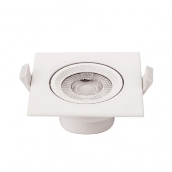 Spot LED Patrat Rotabil 7W Alb Cald Spot LED Patrat Rotabil 7W Alb Cald