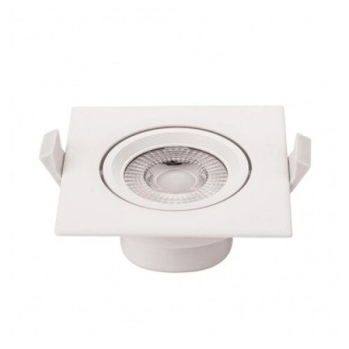 Spot LED Patrat Rotabil 5W Alb Rece