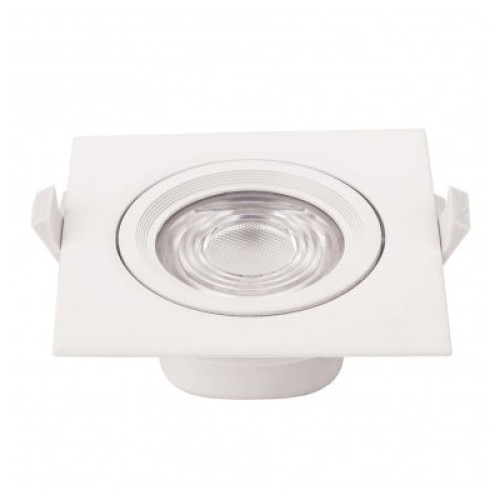 Spot LED Patrat Rotabil 10W Alb Neutru