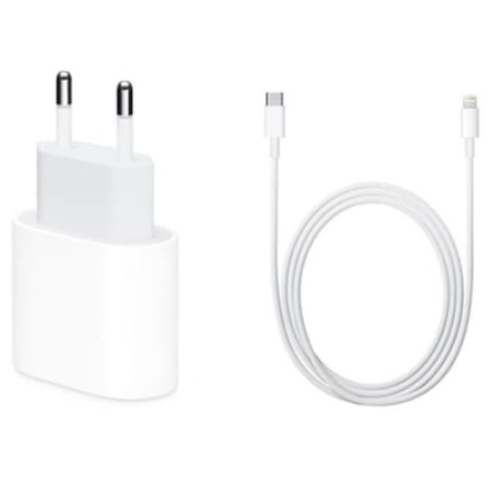 Apple 18 W-os gyorstöltő, kompatibilis az iPhone11 / 11 Pro / 11 Pro Max / XS Max / XS / X / XR / 8/8 Plus és 2 m-es C típusú villámgyors töltési adatkábellel