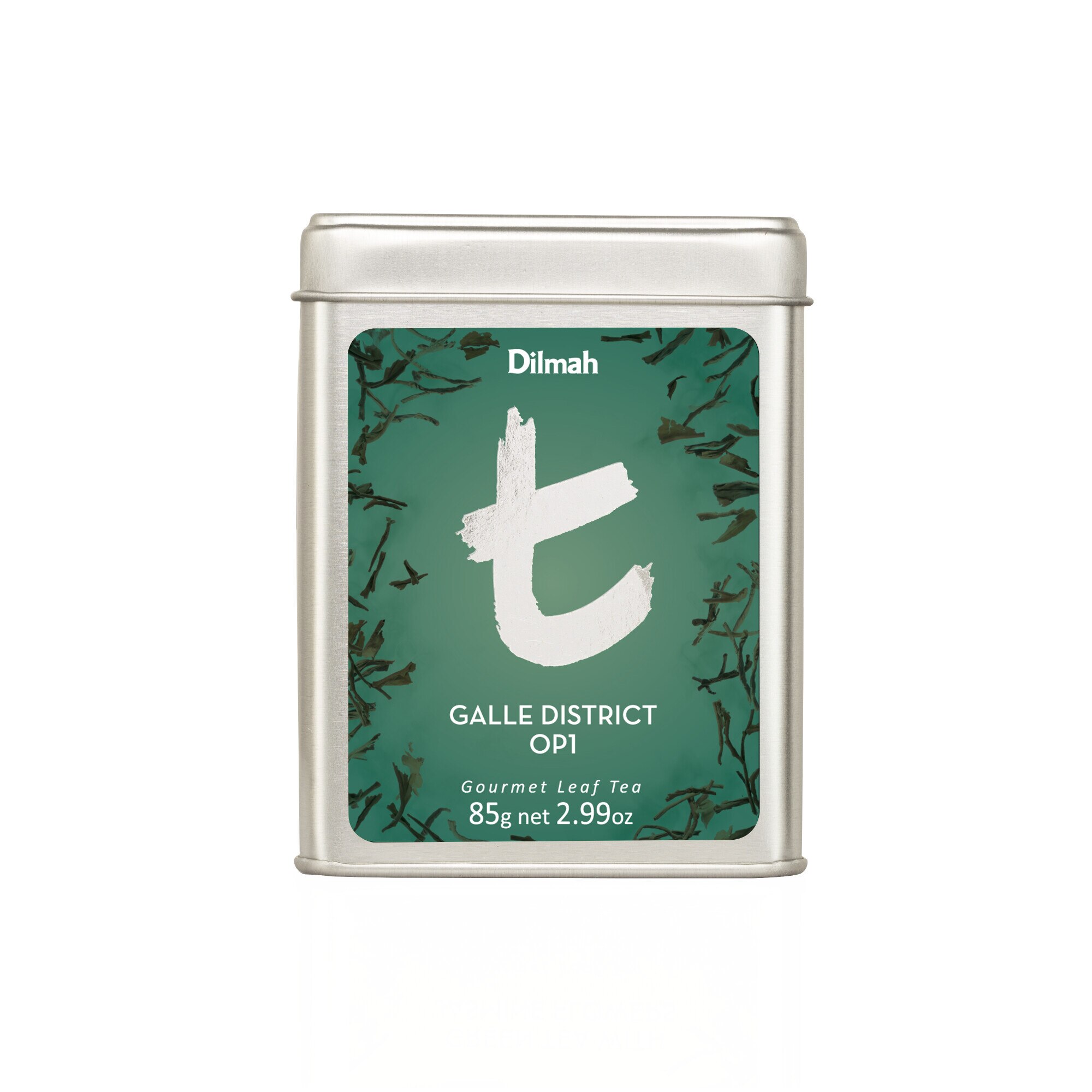Ceai Negru Gourmet Galle District OP1, Dilmah, Cutie Metalica, frunze, 85g
