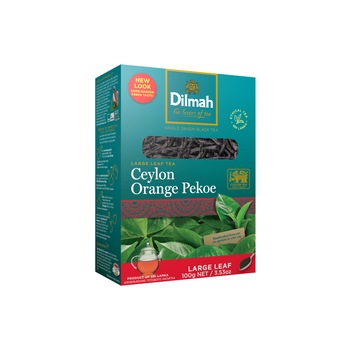 Ceai Negru Ceylon Orange Pekoe, Dilmah, Cutie Carton, Frunze, 100 g Ceai Negru Ceylon Orange Pekoe, Dilmah, Cutie Carton, Frunze, 100 g