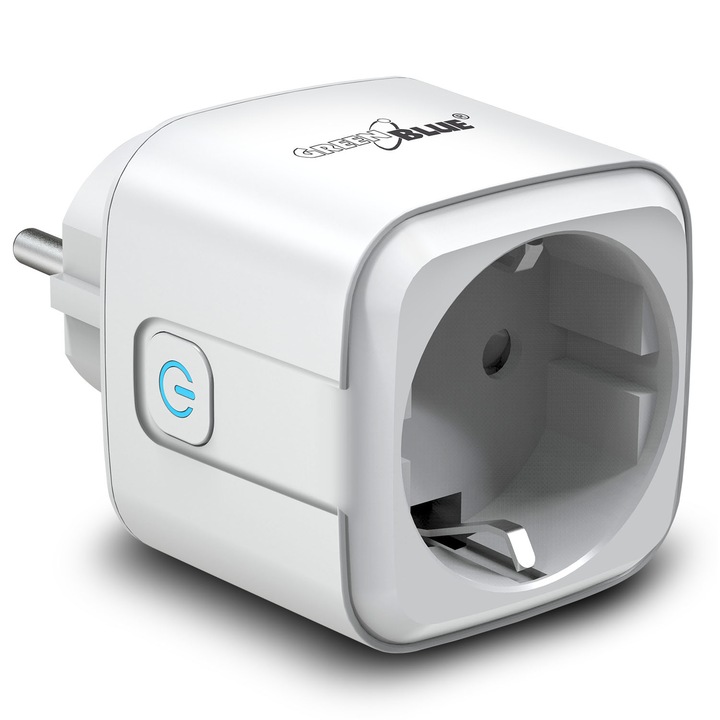 Priza inteligenta GreenBlue GB705 compatibila cu Apple Siri - Amazon Alexa - Asistent Google