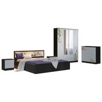 set dormitor lazurit 2 cu dulap comoda pat si noptiere wenge  alb imagen 15_0_
0