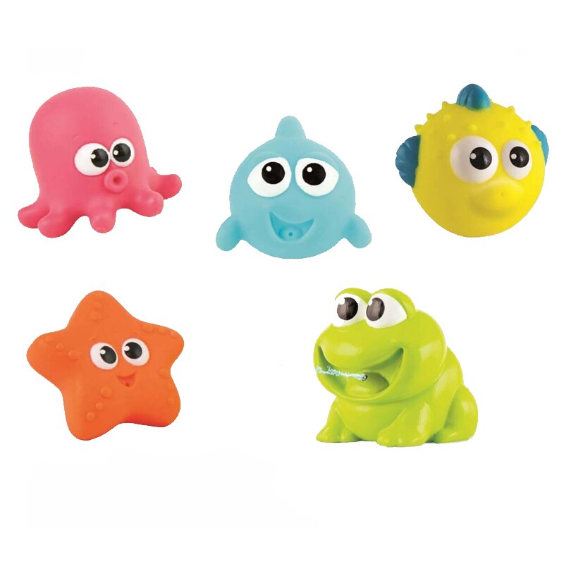 Set 5 jucarii pentru baie Winfun 007118, Multicolor