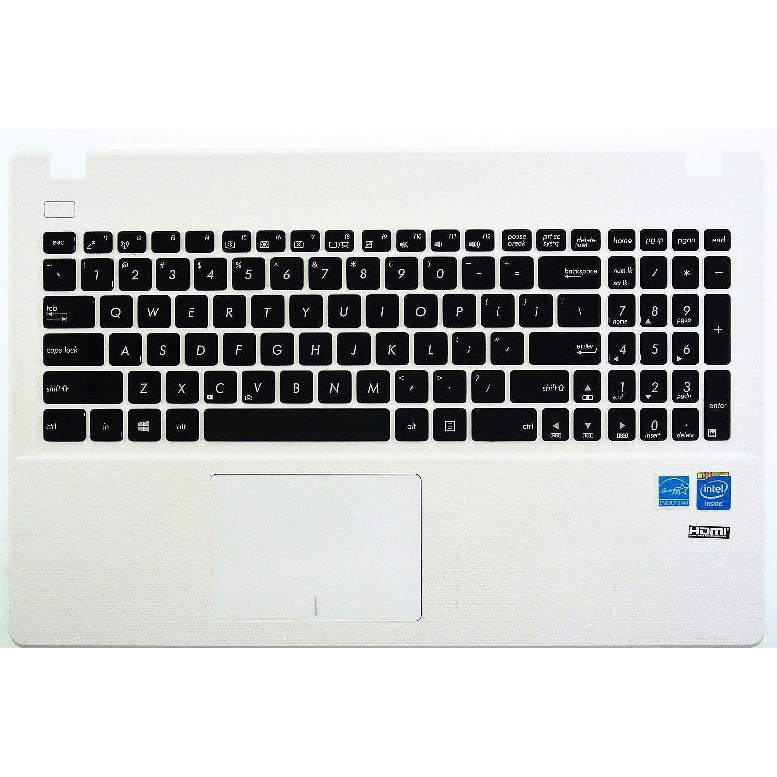 Carcasa superioara cu tastatura Palmrest laptop, Asus, F200MA, US, alba