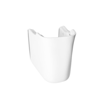 Semipiedestal, Roca, Meridian Compact, pentru lavoar, alb, 23,6cm Semipiedestal, Roca, Meridian Compact, pentru lavoar, alb, 23,6cm