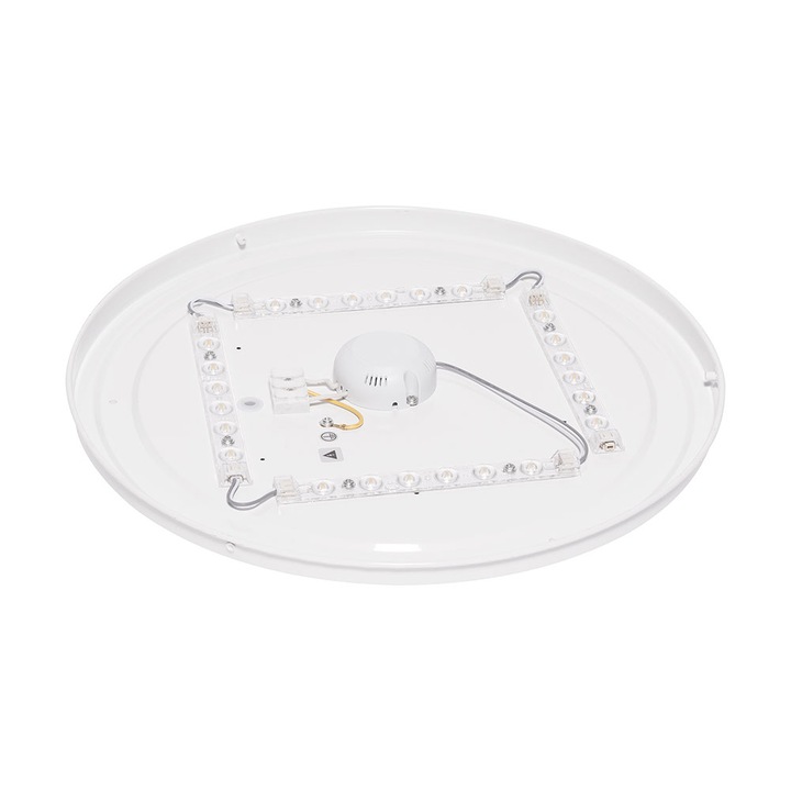 Erste Radiance 24W 1680lm 4000k LED интериорна таванна лампа EL0060120 цвят кафяв и бял прозрачен