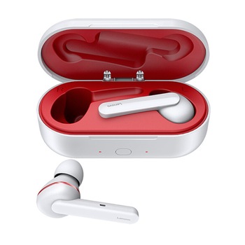 Casti Bluetooth Lenovo HT28, TWS, 2 conexiuni independente, 4.5 grame, baterie 4-16 ore, White Casti Bluetooth Lenovo HT28, TWS, 2 conexiuni independente, 4.5 grame, baterie 4-16 ore, White