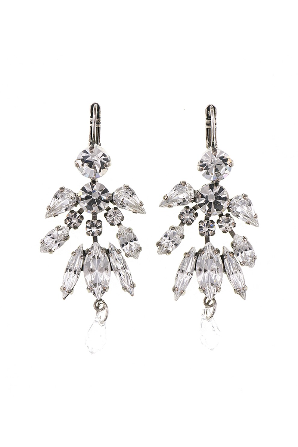 Roxannes - Mariana Jewellery, Cercei placati cu argint veritabil, Argintiu