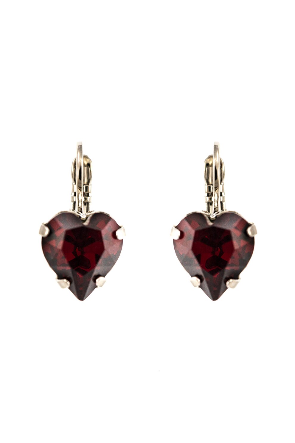 Roxannes - Mariana Jewellery, Cercei drop decorati cu cristale , Auriu/Violet aubergine