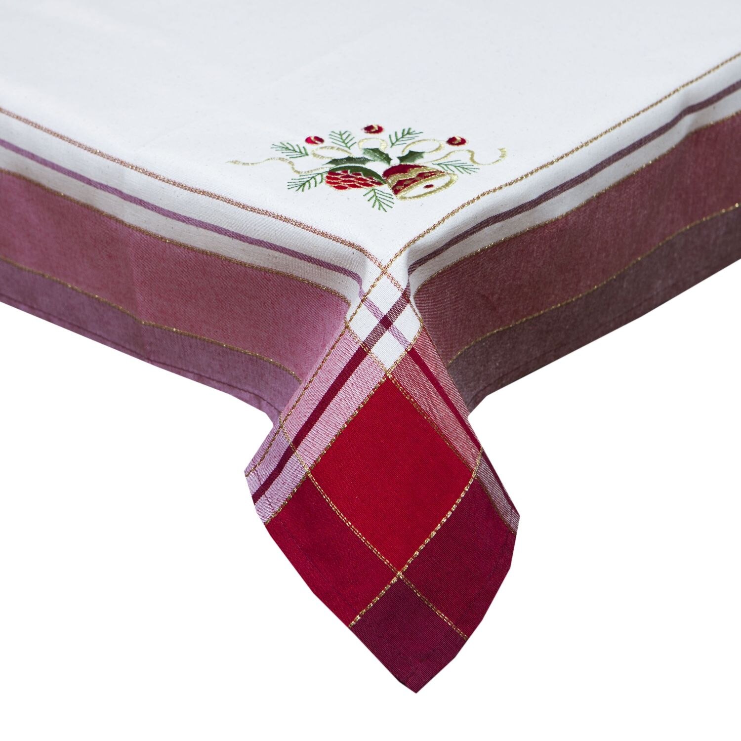 Fata de masa Craciun, 140x140cm, clopot con