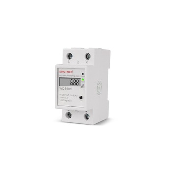 Comutator monofazat, consum energie lunar, anual, 5-60A 230V Smart WiFi Control din aplicatia telefon mobil multifunctional, SINOTIMER WDS688 Comutator monofazat, consum energie lunar, anual, 5-60A 230V Smart WiFi Control din aplicatia telefon mobil multifunctional, SINOTIMER WDS688