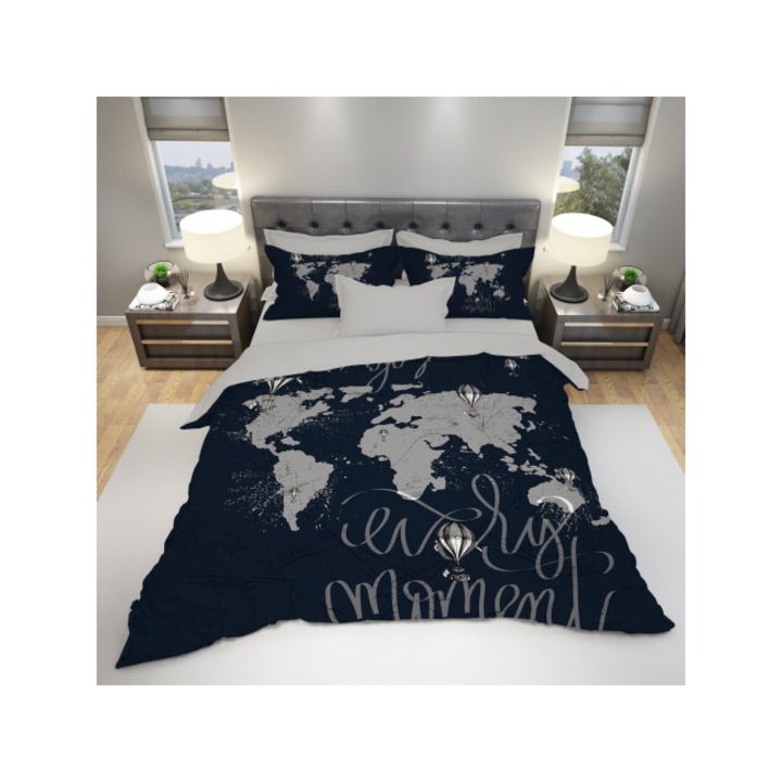 Спален Комплект Intermatrak Nicole Taneff G1264, Памучен Сатен, Единично Легло, Без Чаршаф