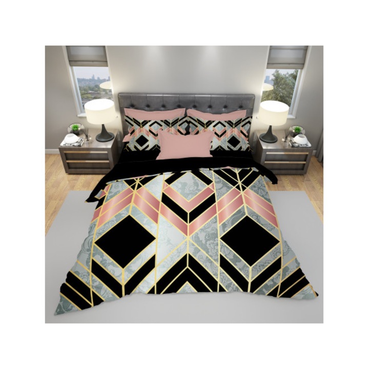 Спален Комплект Intermatrak Nicole Taneff G1319, Памучен Сатен, Единично Легло, Без Чаршаф