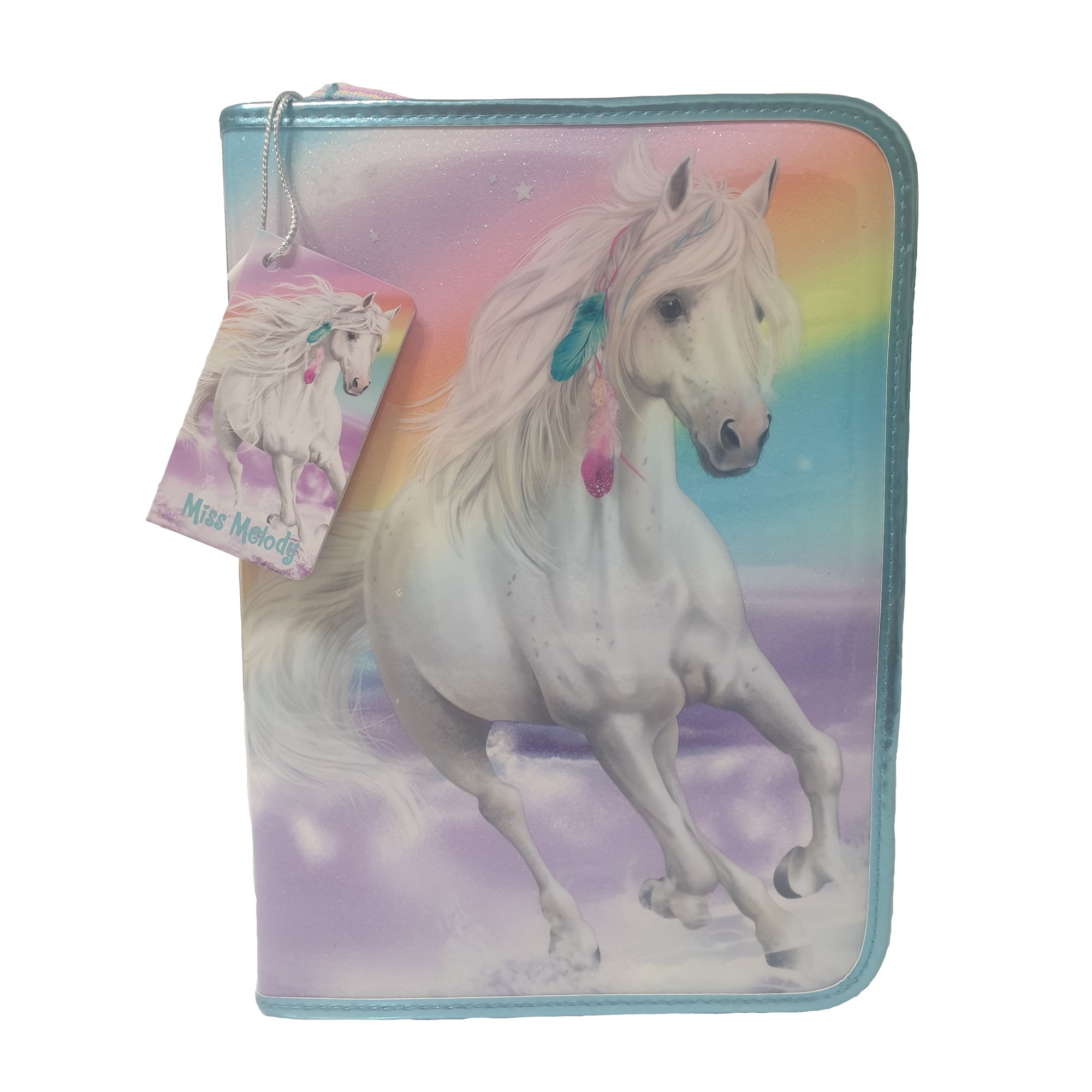 Penar XXL Depesche, albastru Miss Melody, echipat, 28 cm x 20 cm x 4 cm