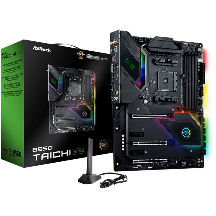Дънна платка ASRock B550 Taichi Razer Edition, Socket AM4