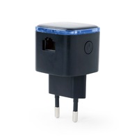 Amplificator semnal Wireless-N WiFi Repeater, Gembird, 300 mbps, 220 volti, negru