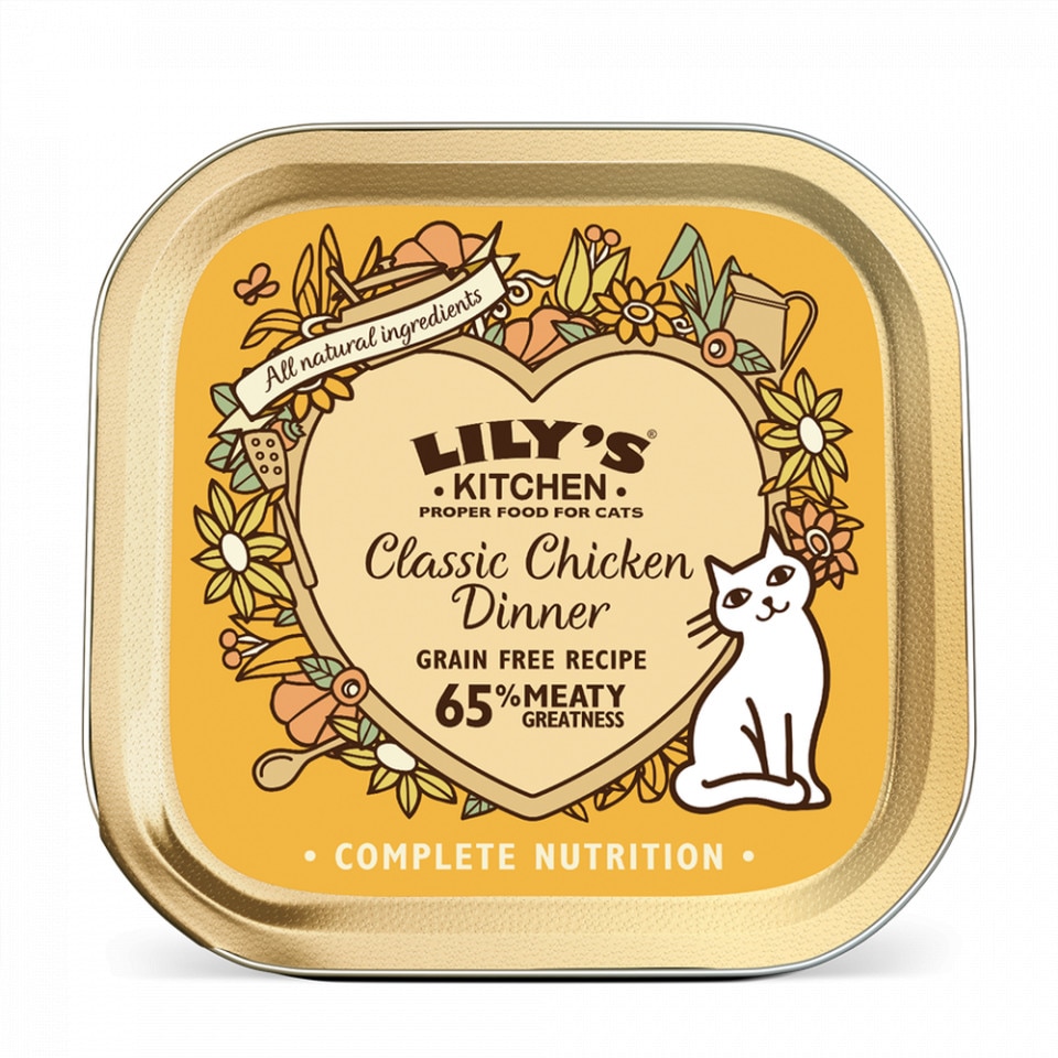 Hrana umeda pentru pisici, Lily's Kitchen Chicken Wet Complete Dinner, 6x 85g