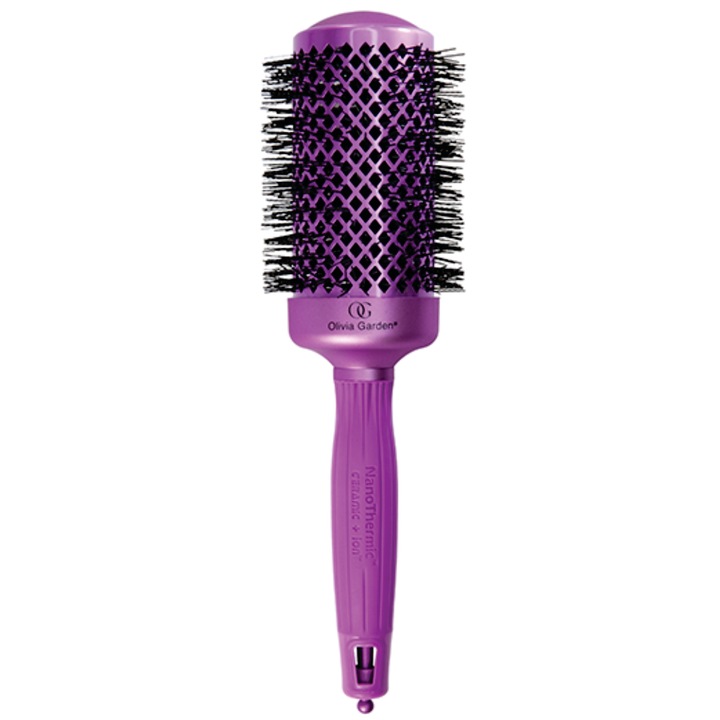 Olivia Garden Nano Thermic Ceramic Ion Hajkefe, 54mm, Violet Valentine