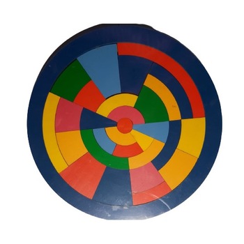 Puzzle-Cercul colorat Puzzle-Cercul colorat