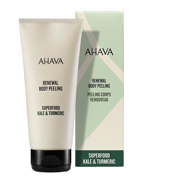 Peeling pentru corp Ahava cu kale si turmeric, 200 ml