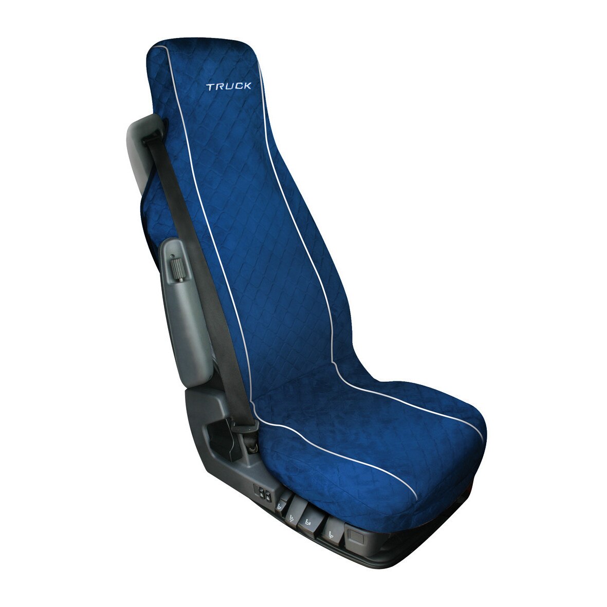 Husa scaun camion Lampa, model Silvia, bumbac, albastru