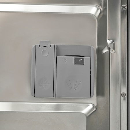 Masina de spalat vase Heinner HDW-FS4505WE++, 10 Seturi, 5 programe, Clasa A++, Half load, Aquastop, 45 cm, Alb