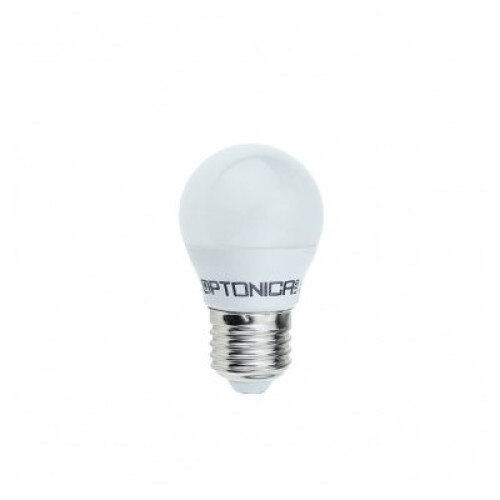 Bec LED Plastic G45 E27 5 Ani Garantie 4W Alb Cald