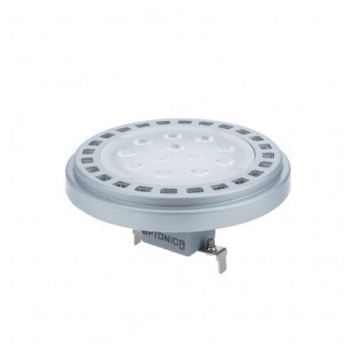 Bec LED AR111 G53 30° Epistar Chip 15W Alb Cald