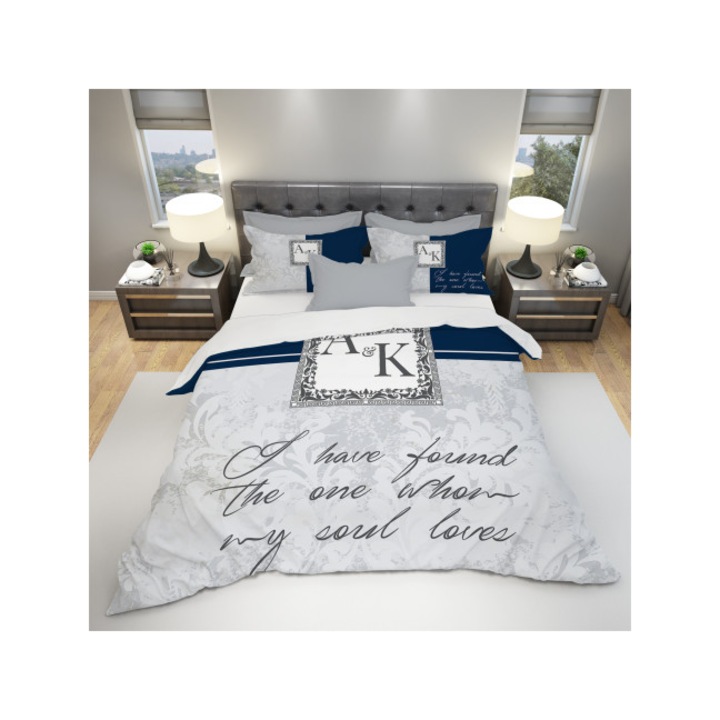 Спален Комплект Intermatrak Nicole Taneff G1135, Памучен Сатен, Единично Легло, Без Чаршаф