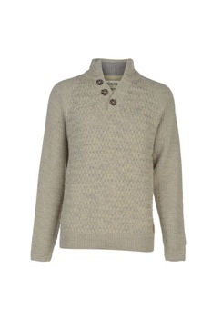 Pulover barbati Soul Cal Button, Ecru, L Pulover barbati Soul Cal Button, Ecru, L