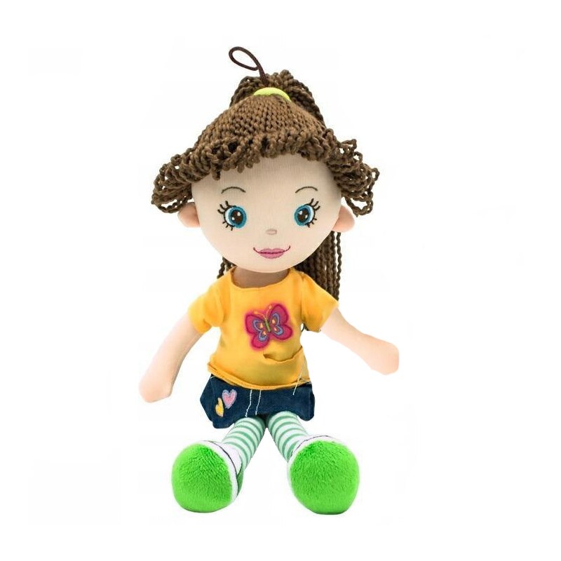 Jucarie din plus papusa pentru fete Tulilo 050793, Multicolor