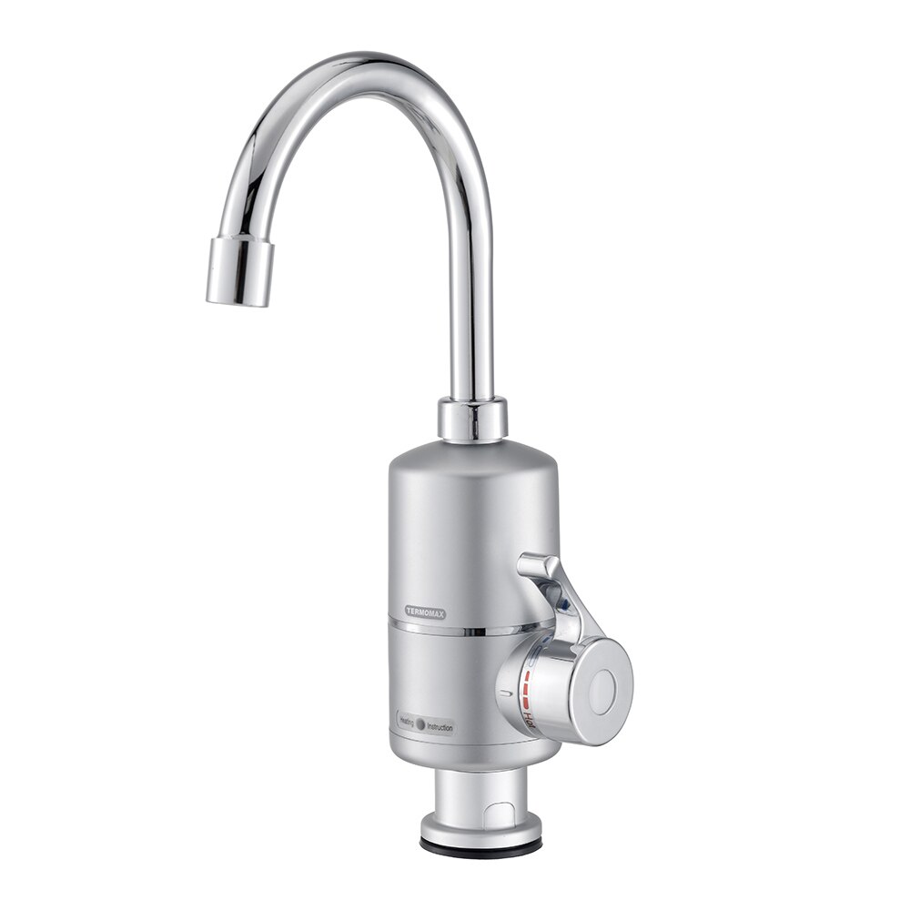 Baterie sanitara electrica Termomax TX33T, 3200W, 220-240V, 50-60Hz, Montare pe blat, Incalzire rapida, Din plastic, Argintiu