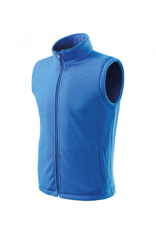 Vesta unisex, 100% poliester, Albastru azuriu, 518-14