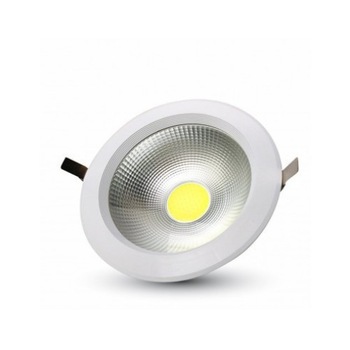 Spot LED Cob Incastrabil , 10W ,Reflector , Corp Alb , Alb Rece 6000 k Spot LED Cob Incastrabil , 10W ,Reflector , Corp Alb , Alb Rece 6000 k