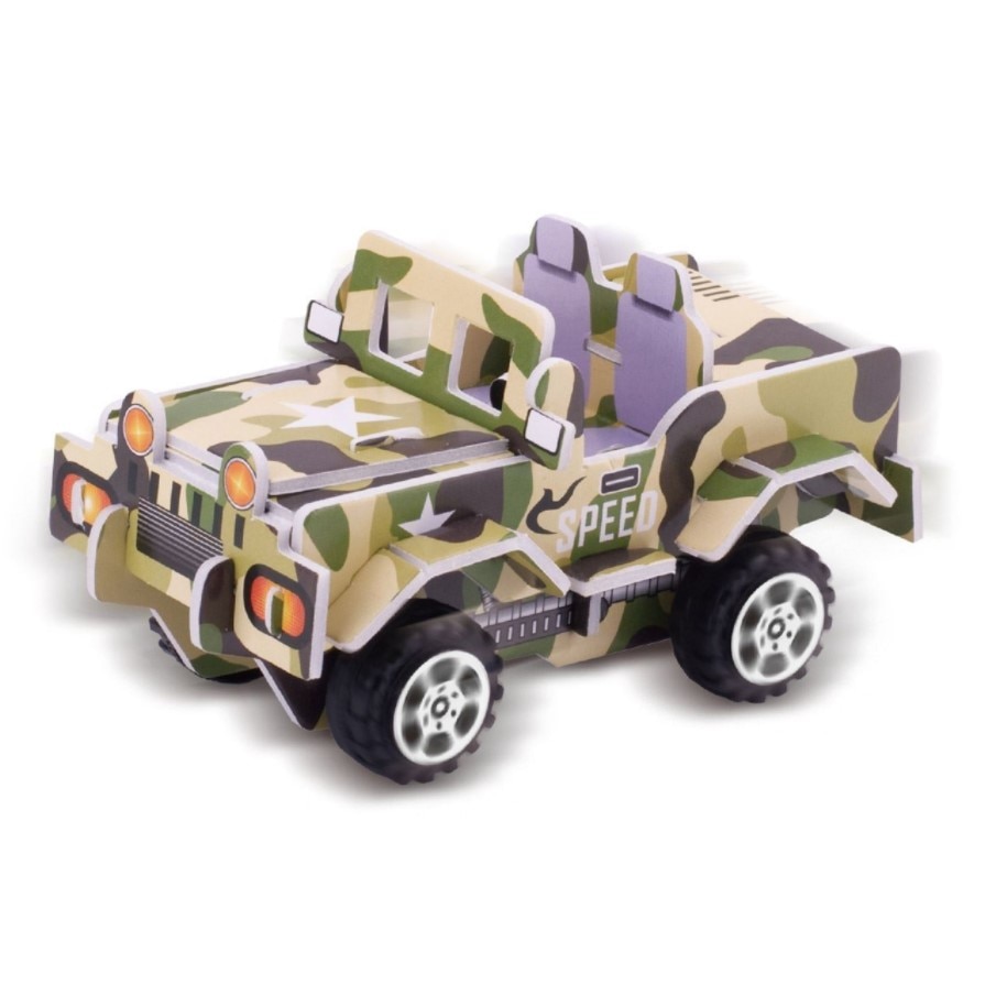 Puzzle 3D cu SUV militar Speed, 23 piese