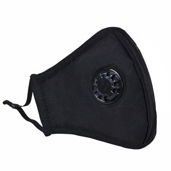 Masca de Protectie cu Bretele de Urechi Ajustabile, Filtru de Carbon, Buzunar pentru FItru si Valva de Expiratie Masca de Protectie cu Bretele de Urechi Ajustabile, Filtru de Carbon, Buzunar pentru FItru si Valva de Expiratie