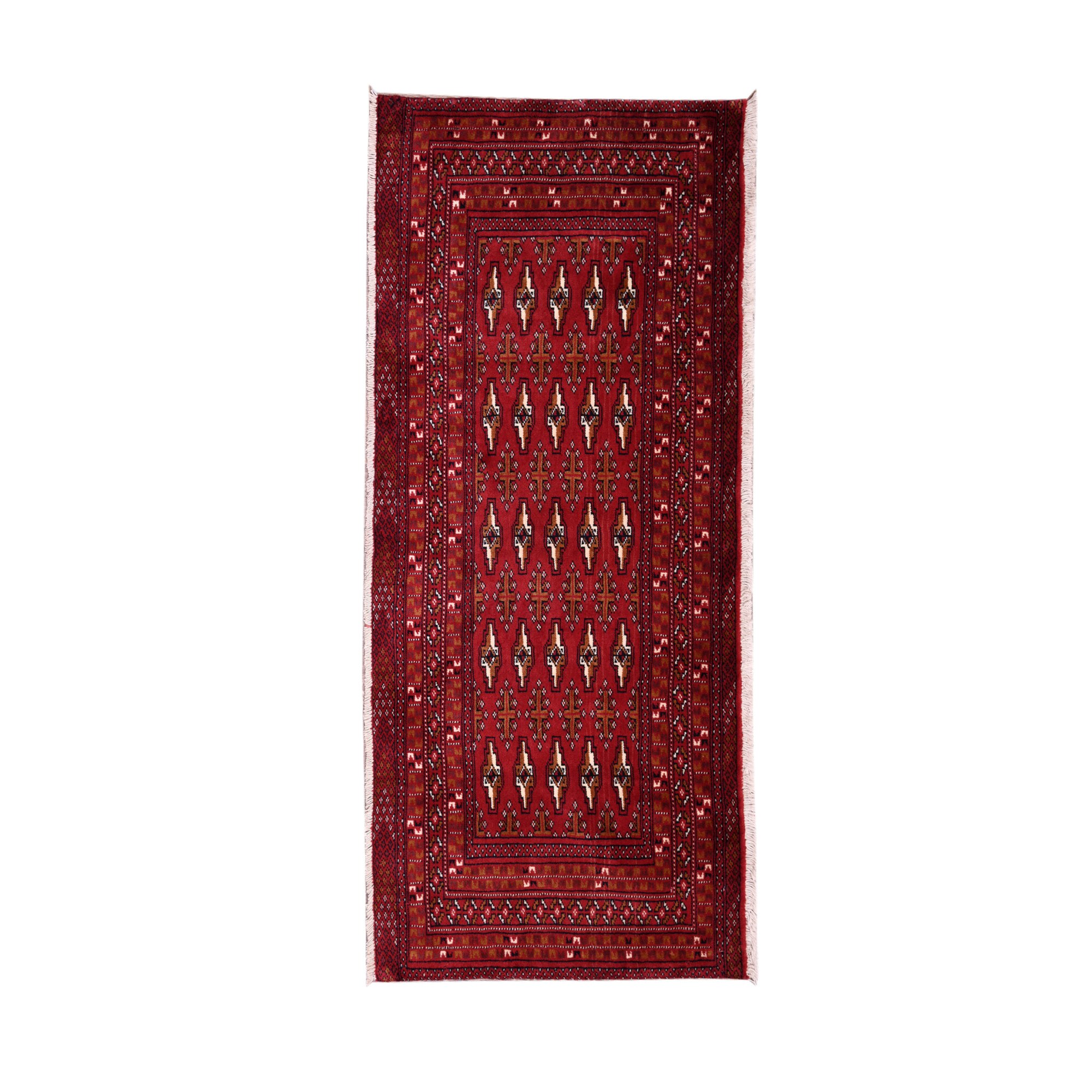 Covoare Persan Bokhara lucrat manual din lana Cod 3773 Size 145x67