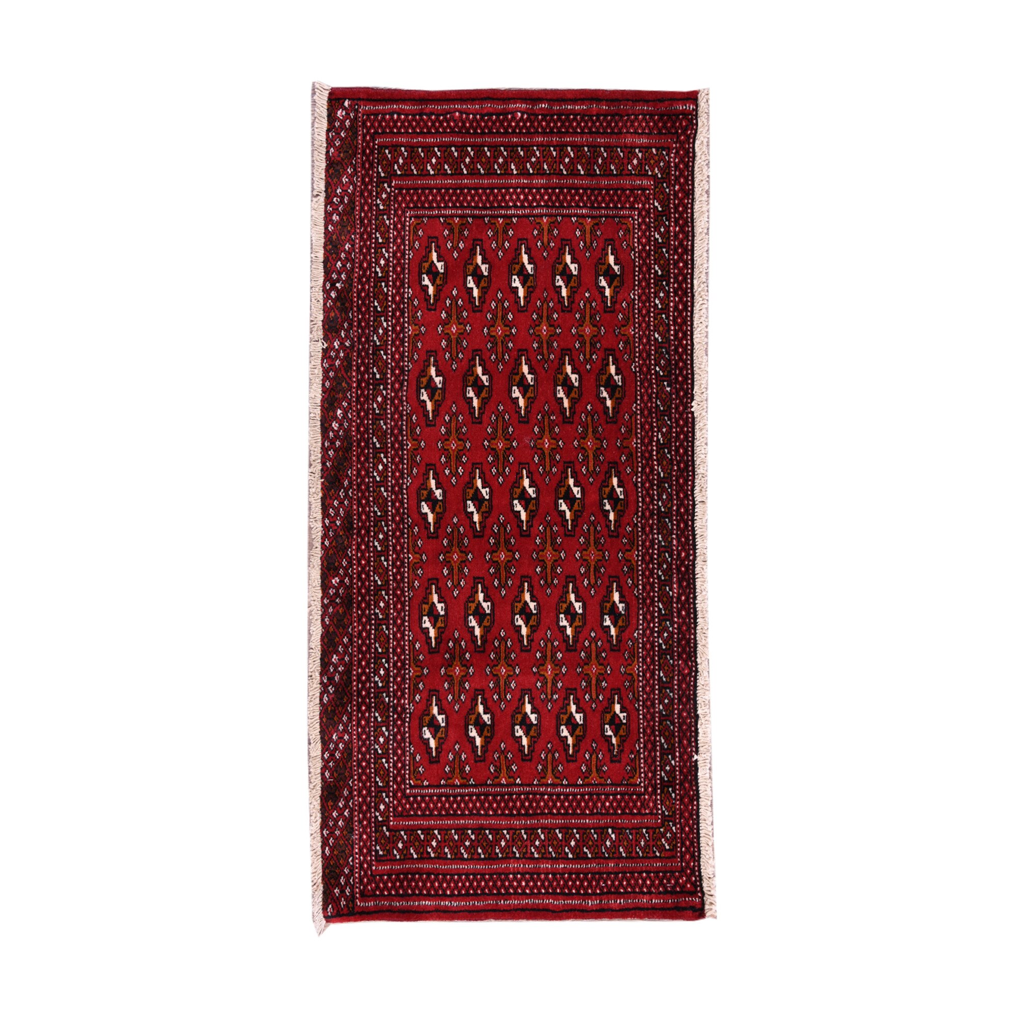 Covoare Persan Bokhara lucrat manual din lana Cod 3781 Dimensiune 105 x 50