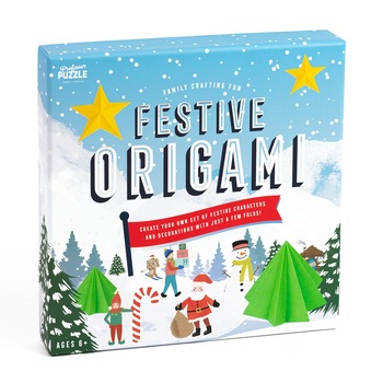 Set creativ Festive Origami, Professor Puzzle Set creativ Festive Origami, Professor Puzzle
