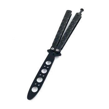 Briceag butterfly balisong, pentru antrenament, fara tais, 22 cm, CS:GO, negru Briceag butterfly balisong, pentru antrenament, fara tais, 22 cm, CS:GO, negru