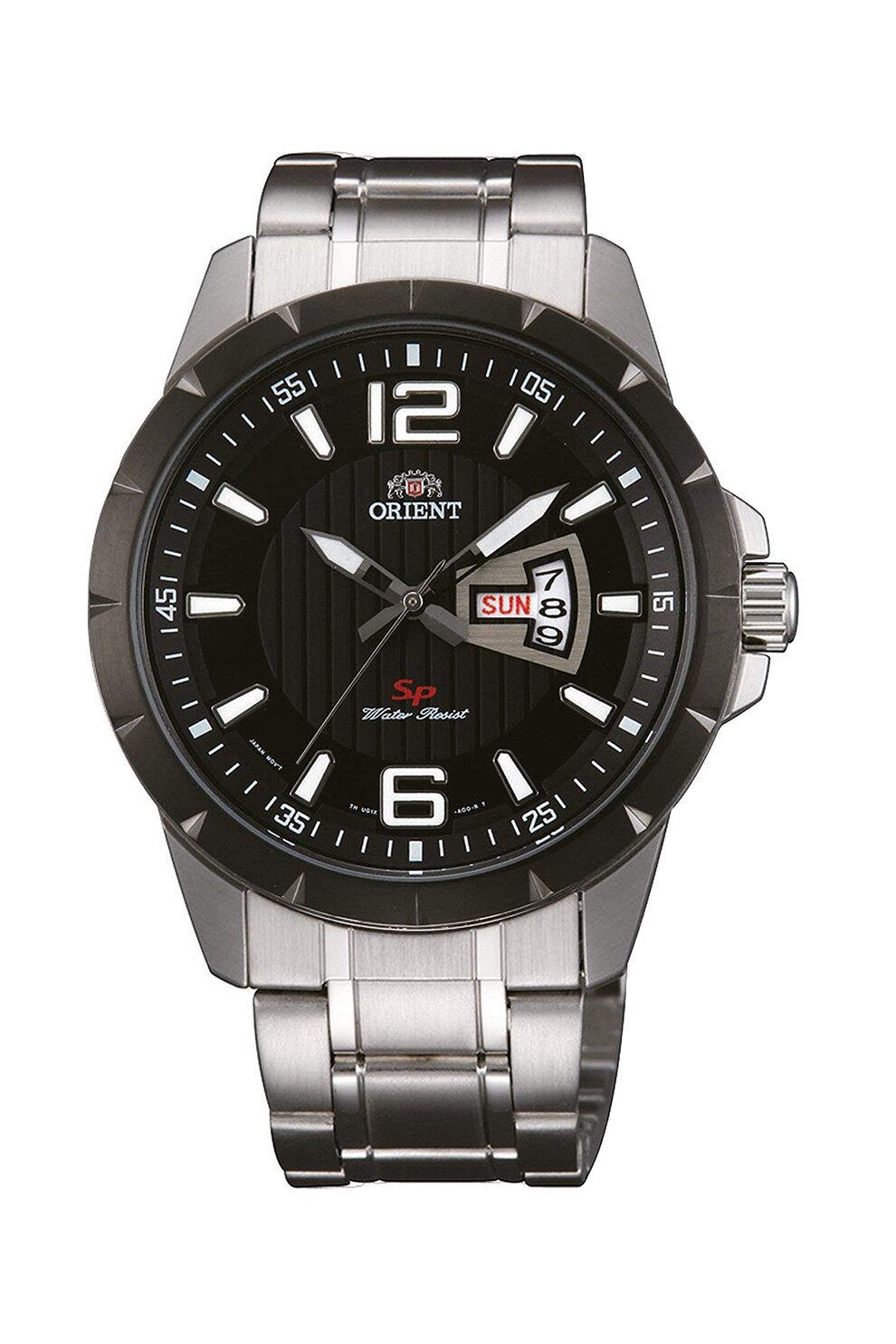 ORIENT, Ceas analog cu functii multiple, Argintiu/Negru