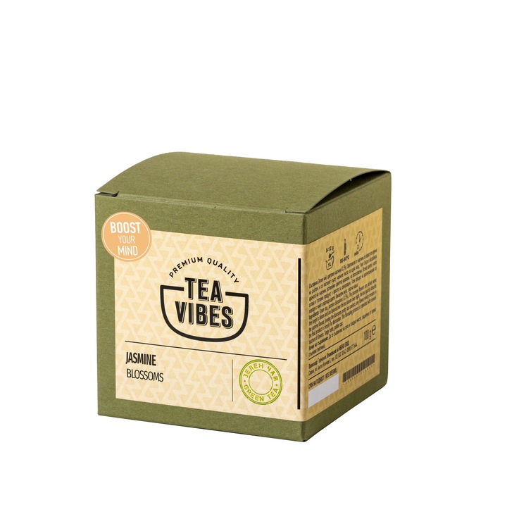 Зелен чай Tea Vibes, Jasmine blossoms, 100 гр.