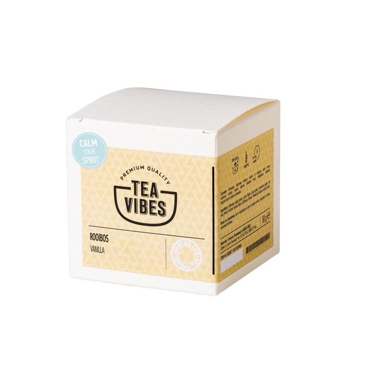 Органичен чай ройбос Tea Vibes, Vanilla, 100 гр.