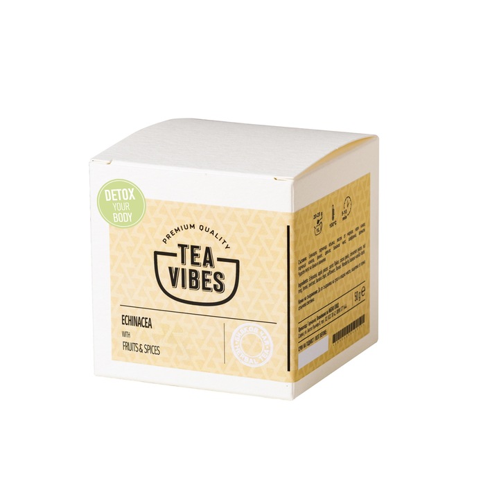 Билков чай Tea Vibes, Echinacea with fruits & spices, 50 гр.